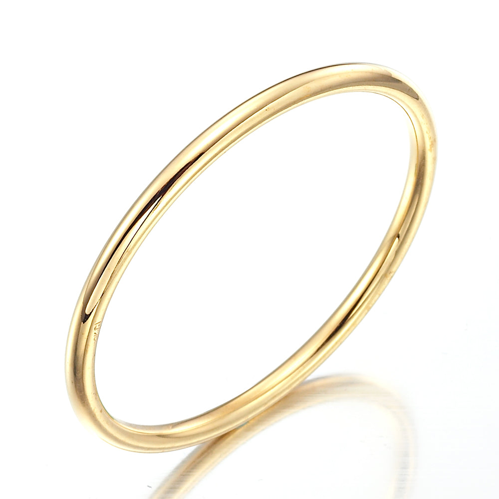 18ct Heavy Yellow Gold Plated Children's Golf Bangle - USA Made