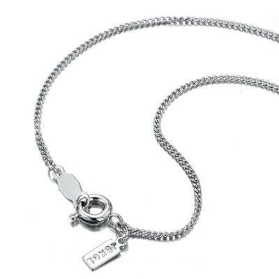 925 Sterling Silver Plated Fine Plain Chain Necklace - USA Made