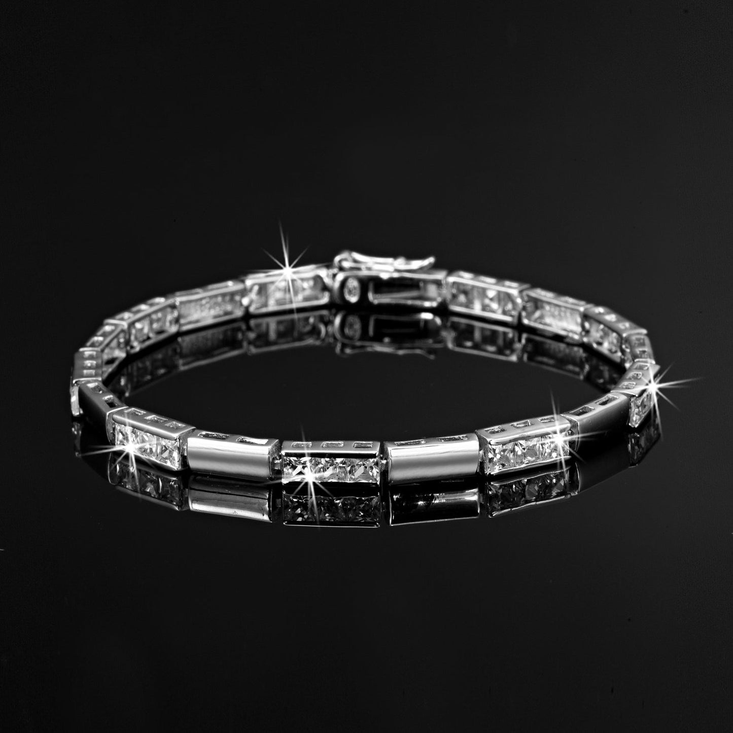 7" Tennis Bracelet Featuring 27 Crystals by Swarovski®