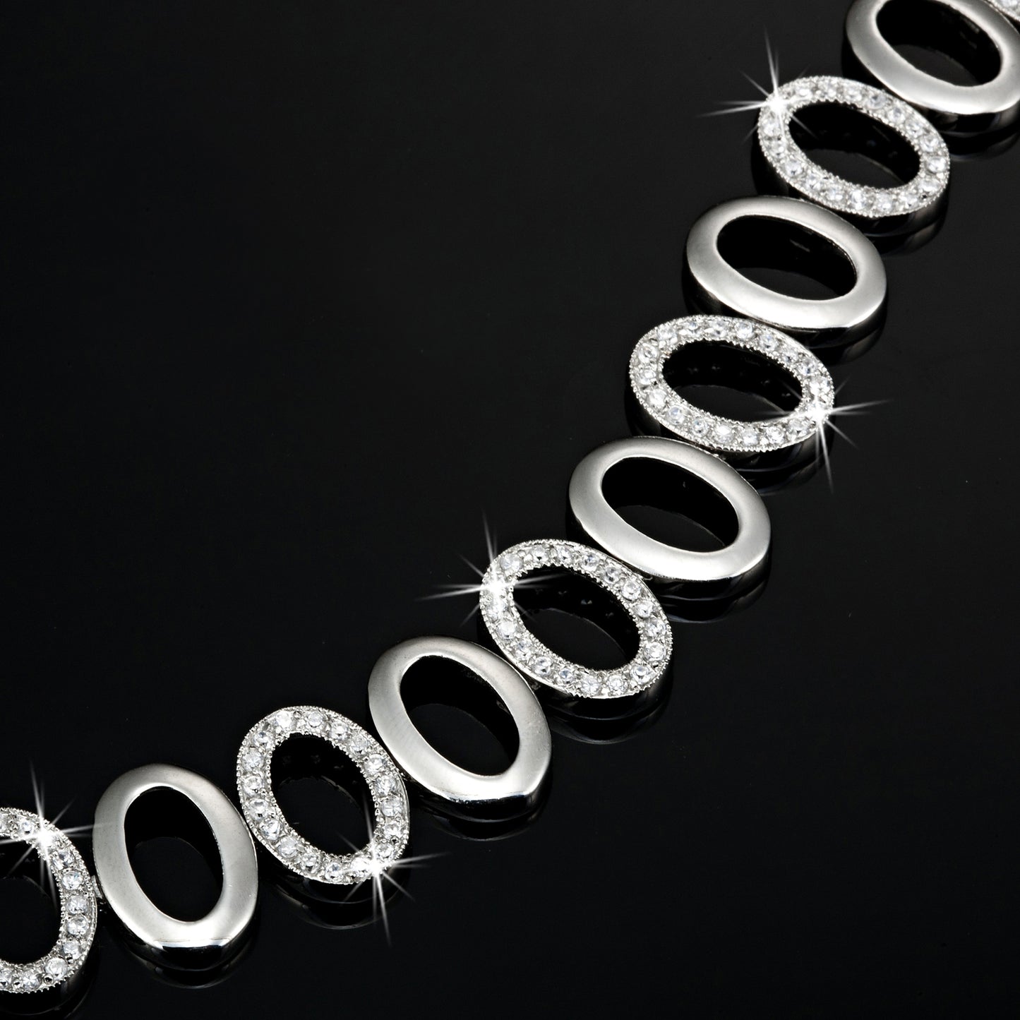 Tennis Bracelet Featuring 144 Crystals by Swarovski