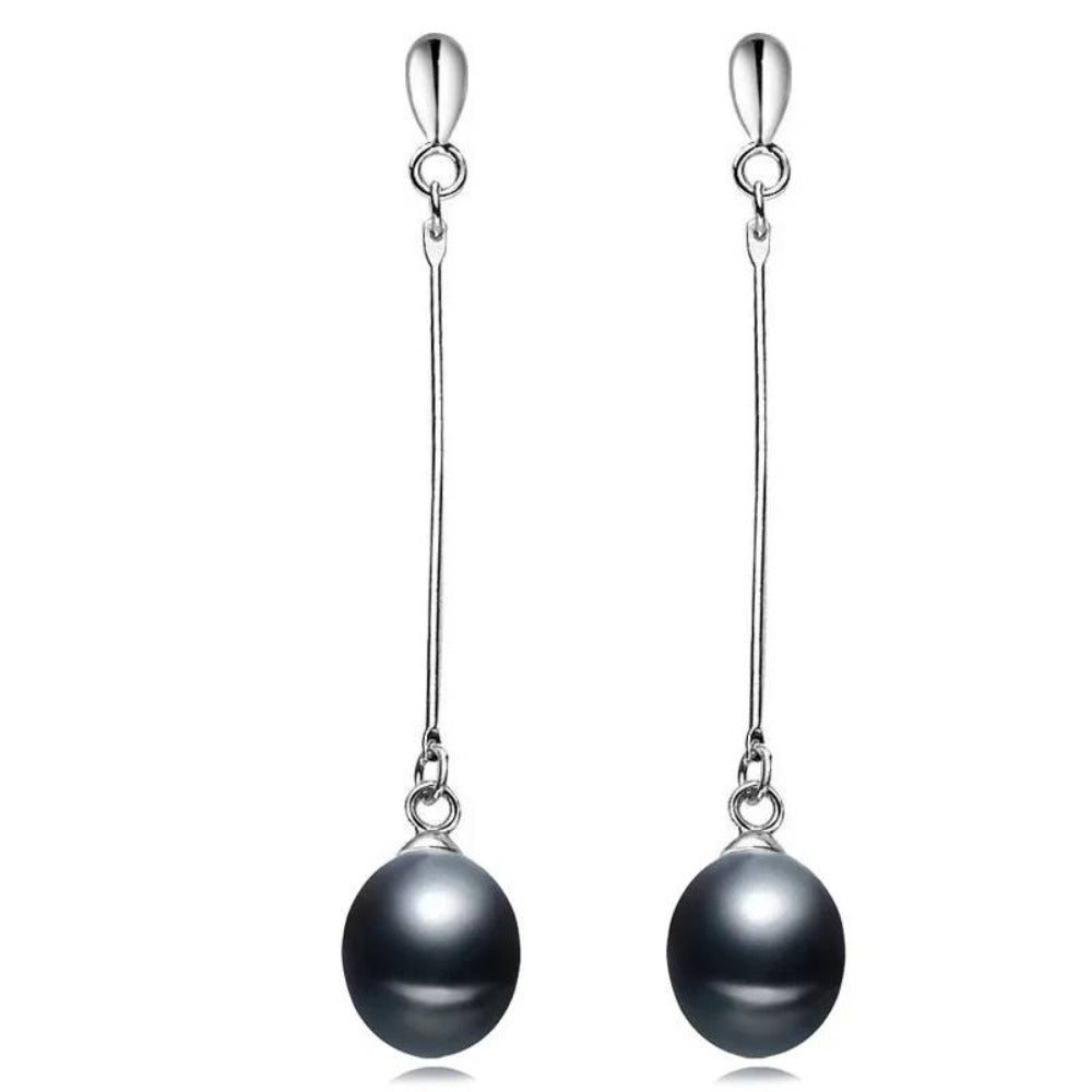 Stunning Genuine Freshwater Pearl Dangle Earrings