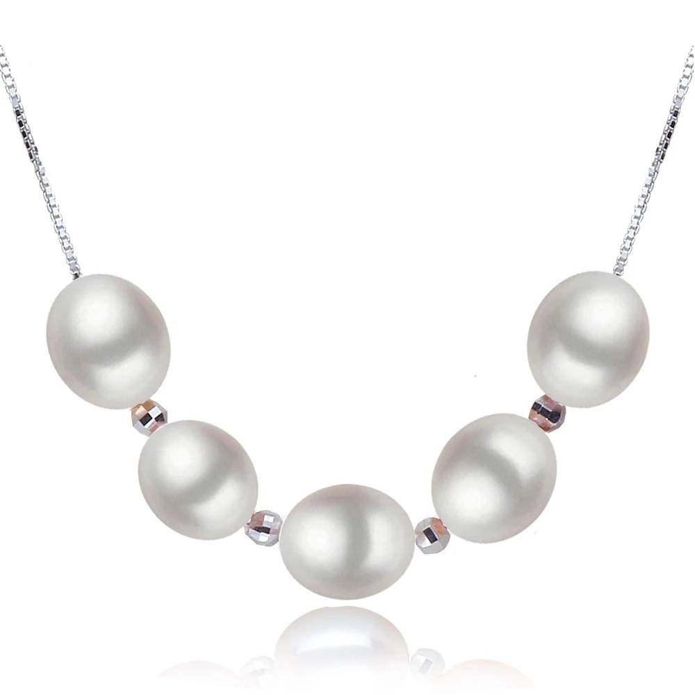 Stunning Genuine Freshwater Pearl Beaded Necklace