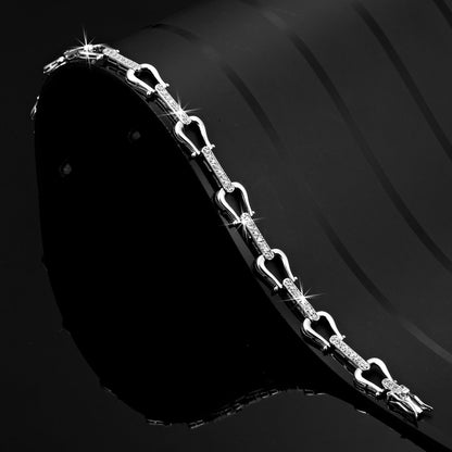 Designer Tennis Bracelet Featuring 63 Crystals by Swarovski®