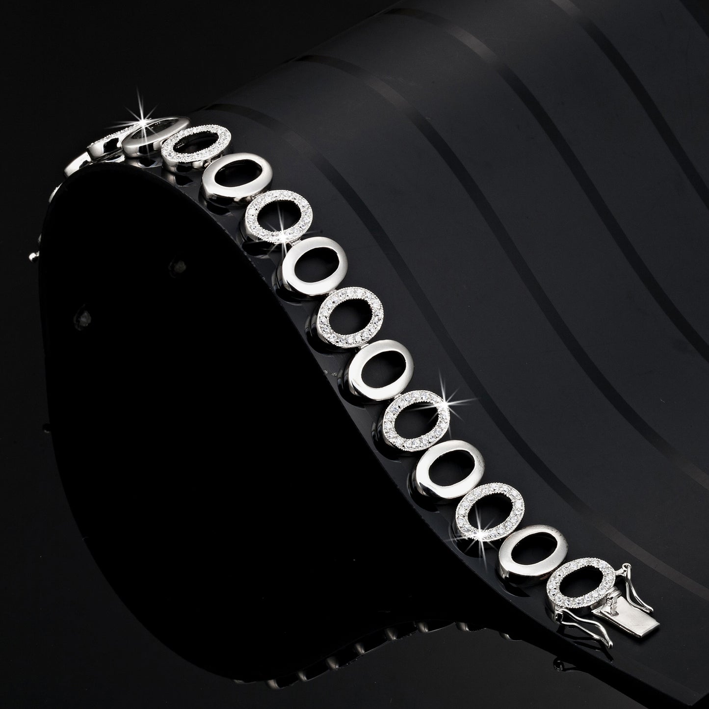 Tennis Bracelet Featuring 144 Crystals by Swarovski