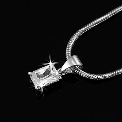Drop Pendant Necklace with Genuine Crystals by Swarovski®