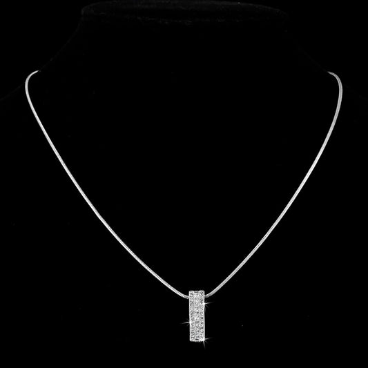 Pave Pendant Necklace Featuring 30 Crystals by Swarovski®